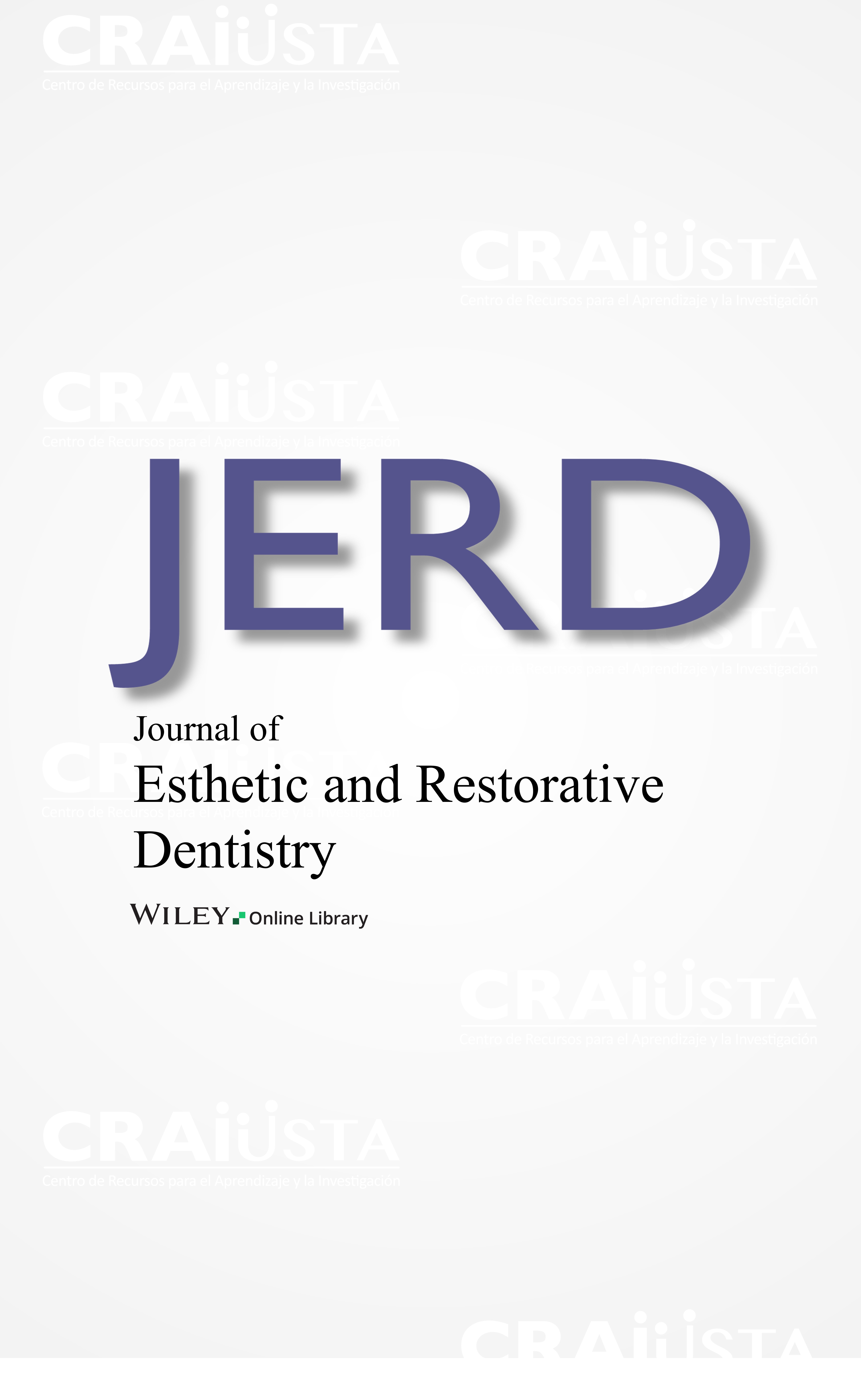 Journal of Esthetic and Restorative Dentistry 2025 - Wiley