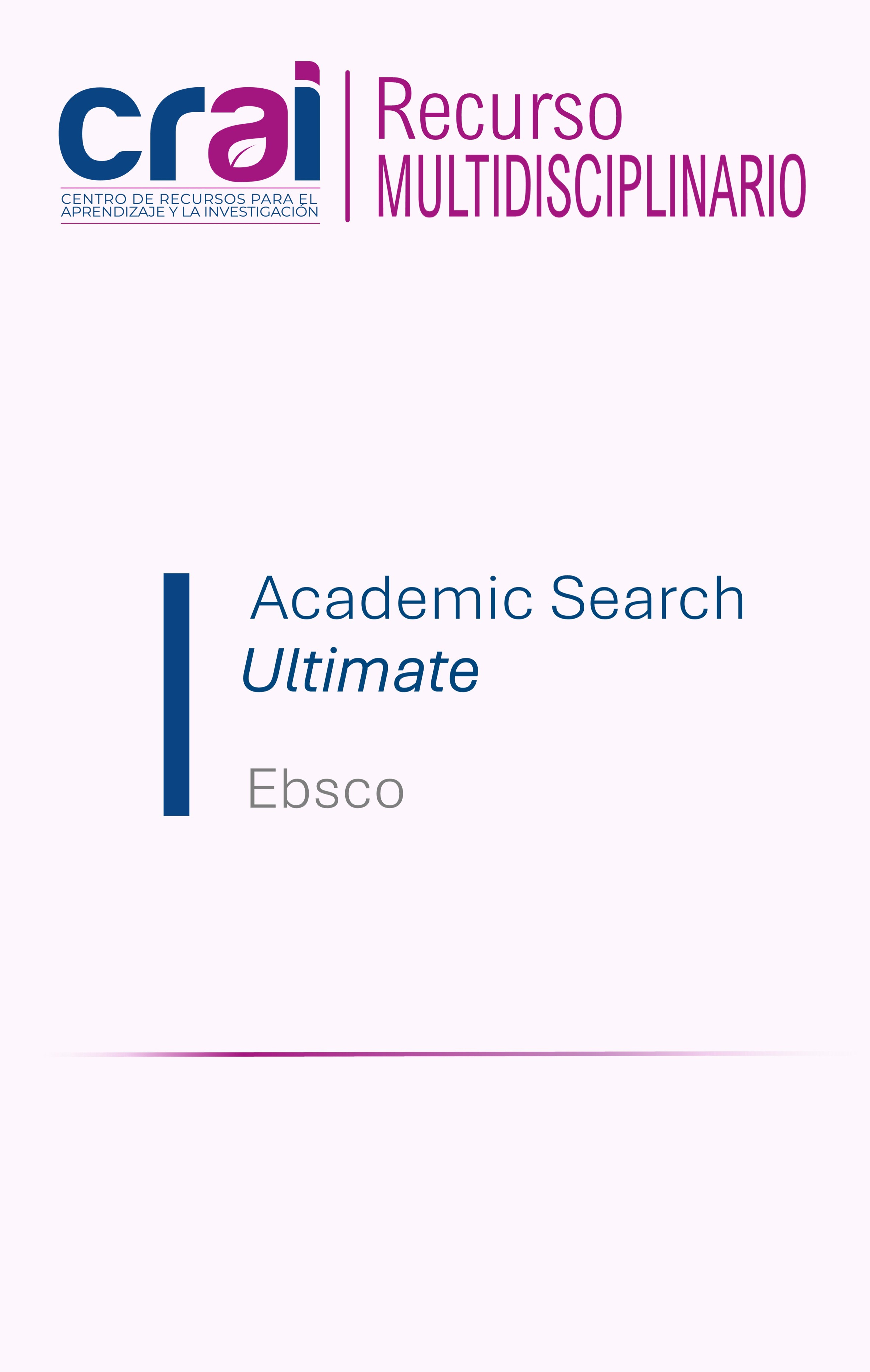 Academic Search Ultimate - Ebscohost
